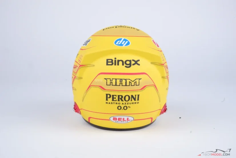 Lewis Hamilton 2026 Ferrari mini helmet, 1:2 Bell