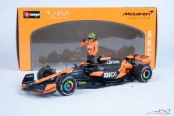 McLaren MCL38 - Lando Norris (2024), figurával, 1:24 Bburago
