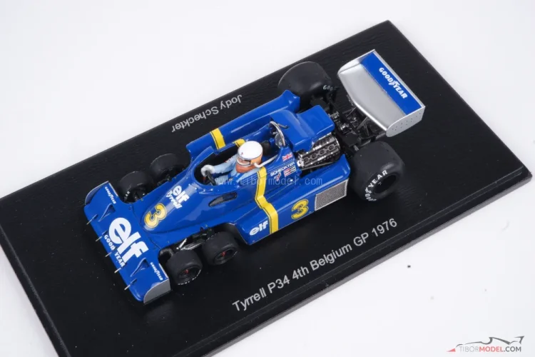 Tyrrell P34 - Jody Scheckter (1976), VC Belgicka, 1:43 Spark