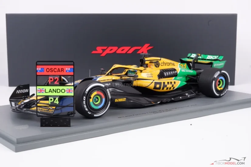 McLaren MCL38 - Oscar Piastri (2024), VC Monaka, 1:18 Spark