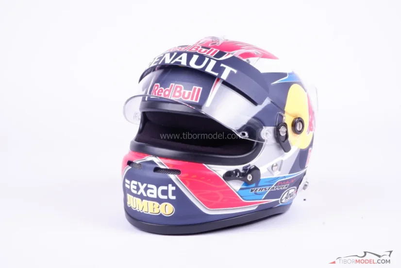Max Verstappen 2015 Toro Rosso, mini helmet, 1:2 Arai