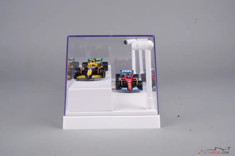 Vitrína LED biela pre modely mierky 1:24 a 1:43