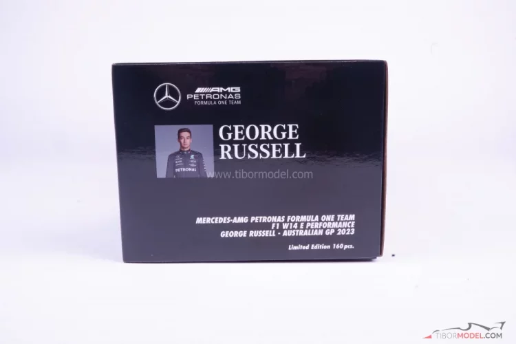 Mercedes W14 - George Russell (2023), Austrália, 1:18 Minichamps