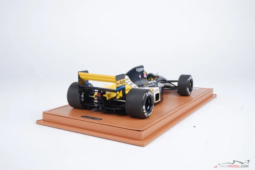 Minardi M191 - Gianni Morbidelli (1991), VC Belgicka, s figúrkou pilota 1:18 Tecnomodel