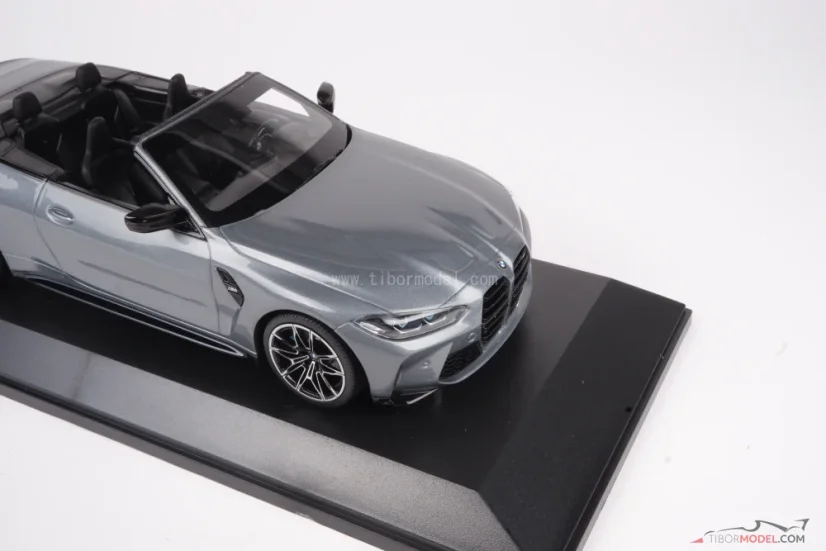 BMW M4 Cabriolet (2021) grey, 1:18 Minichamps