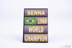 Tabuľa pit board Ayrton Senna 1988, Majster Sveta Tabuľa pit board Ayrton Senna 1988, Majster Sveta