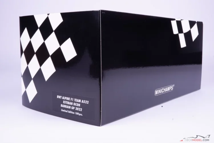 Alpine A522 - Esteban Ocon (2022), VC Bahrajnu, 1:18 Minichamps