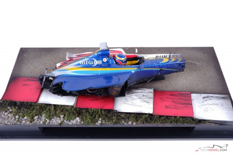 BAR 01 - R. Zonta 1999, nehoda Spa, 1:18