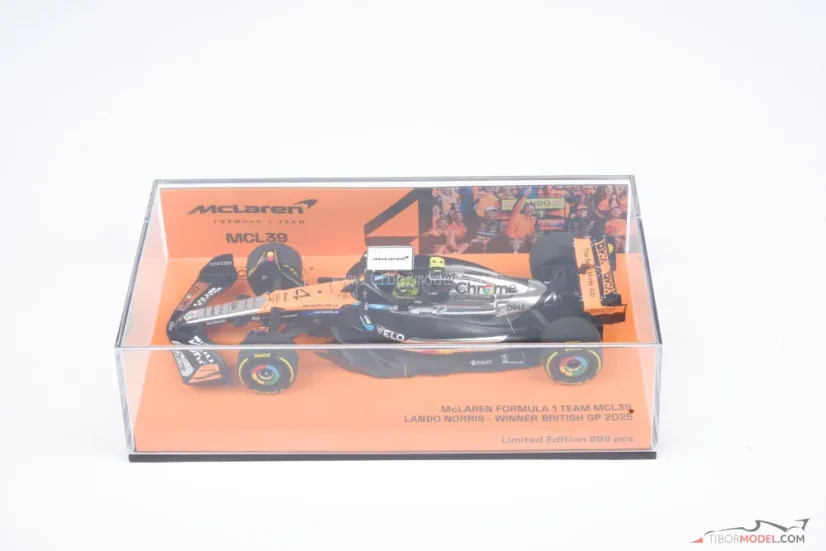 McLaren MCL39 - Lando Norris (2025), Győztes Brit Nagydíj, 1:43 Minichamps