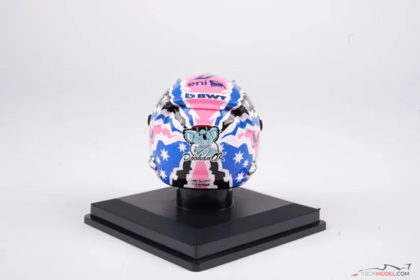 Jack Doohan 2025 mini helmet, Alpine, 1:5 Spark