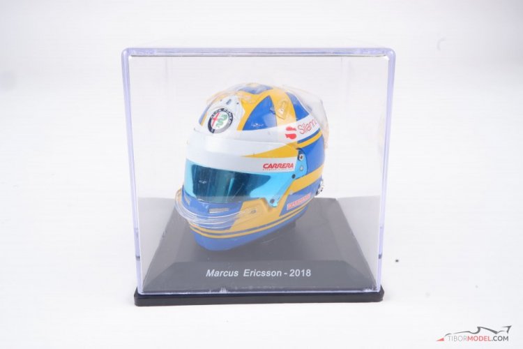 Marcus Ericsson 2018 Alfa Romeo Sauber helmet, 1:5 Spark