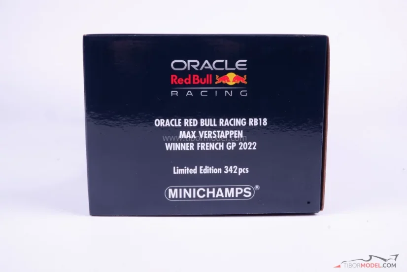 Red Bull RB18 - Max Verstappen (2022), Víťaz Francúzsko, 1:18 Minichamps