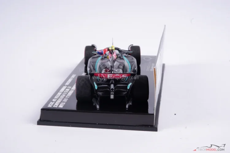 Model car Mercedes W15 Hamilton Winner Silverstone
