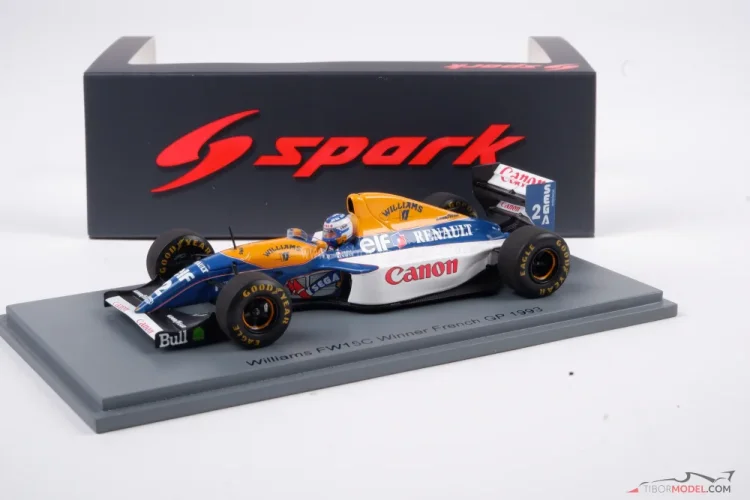 Williams FW15C - Alain Prost (1993), Víťaz VC Francúzska 1:43 Spark