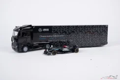 Mercedes Actros - csapat kamion Mercedes AMG Petronas 2024, 1:43 Bburago