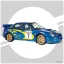 Subaru Impreza WRC Rally stavebnica, 1:8 Ixo