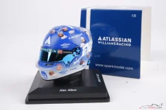 Alex Albon 2025 VC Veľkej Británie mini prilba, Williams, 1:5 Spark