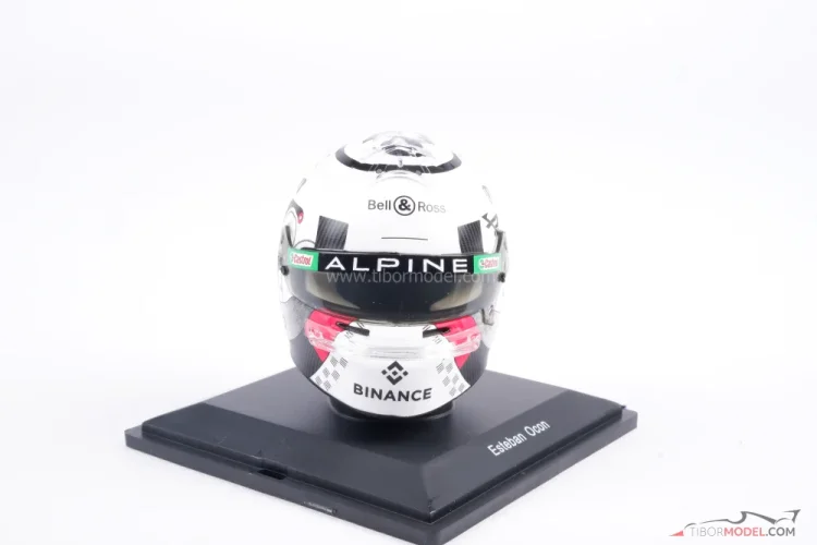 Esteban Ocon 2023, Belgian GP, Alpine helmet, 1:5 Spark