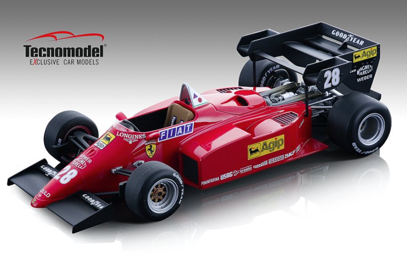 Ferrari 126 - René Arnoux  (1984), European GP, 1:12 Tecnomodel