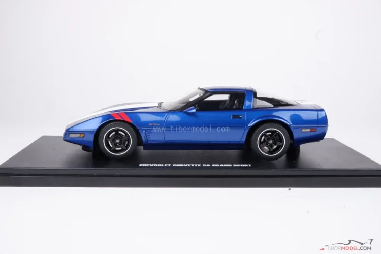 Chevrolet Corvette C4 Gran Sport (1996) modrý, 1:18 GT Spirit