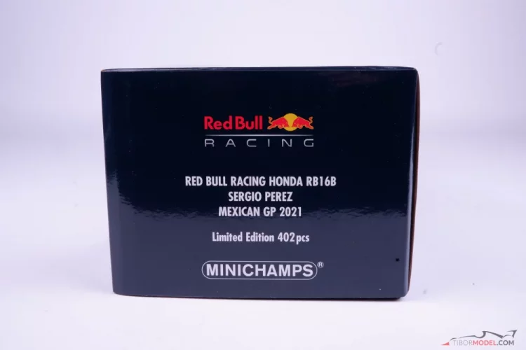 Red Bull RB16b - Sergio Perez (2021), Mexican GP, 1:18 Minichamps