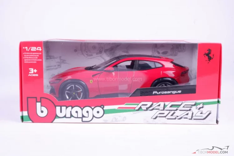 Ferrari Purosangue (2023) červené, 1:24 Bburago