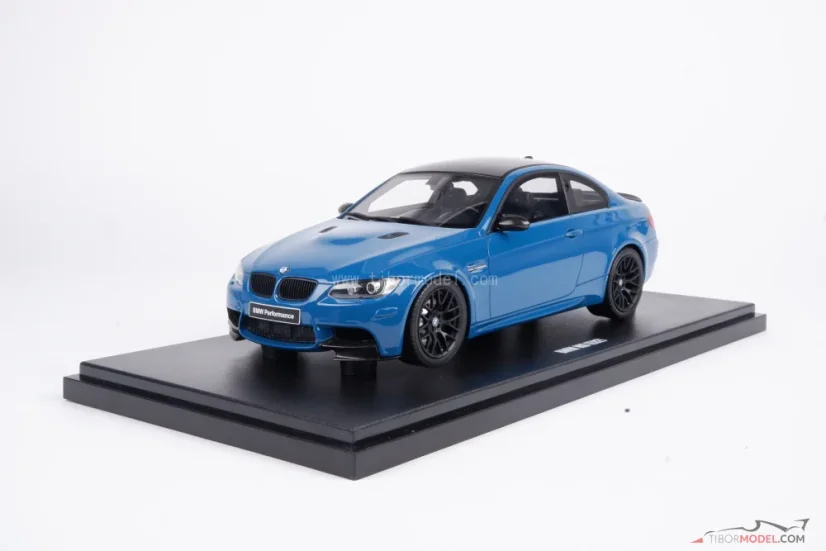 BMW M3 E92 (2007) laguna seca blue, 1:18 GT Spirit