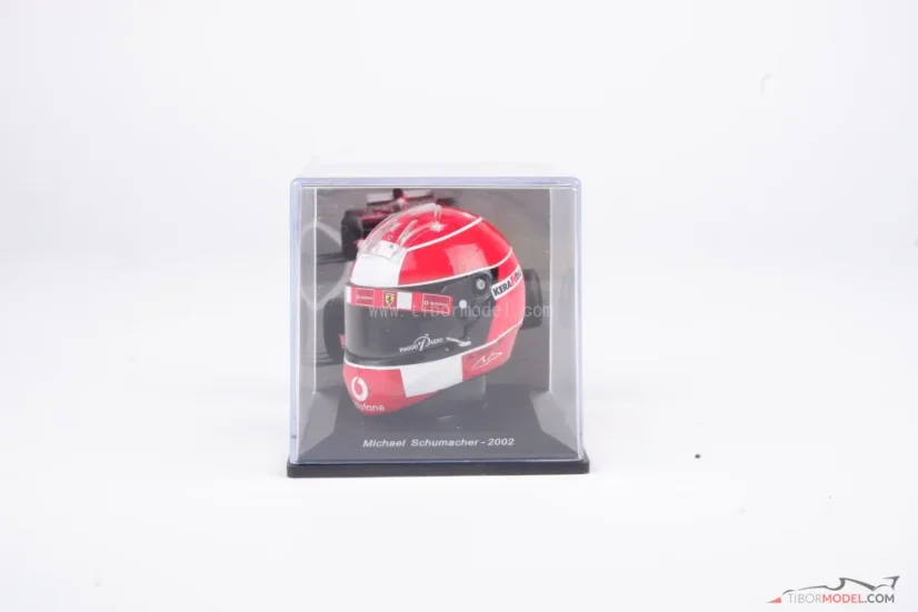 Michael Schumacher 2002, Ferrari helmet, 1:5 Spark