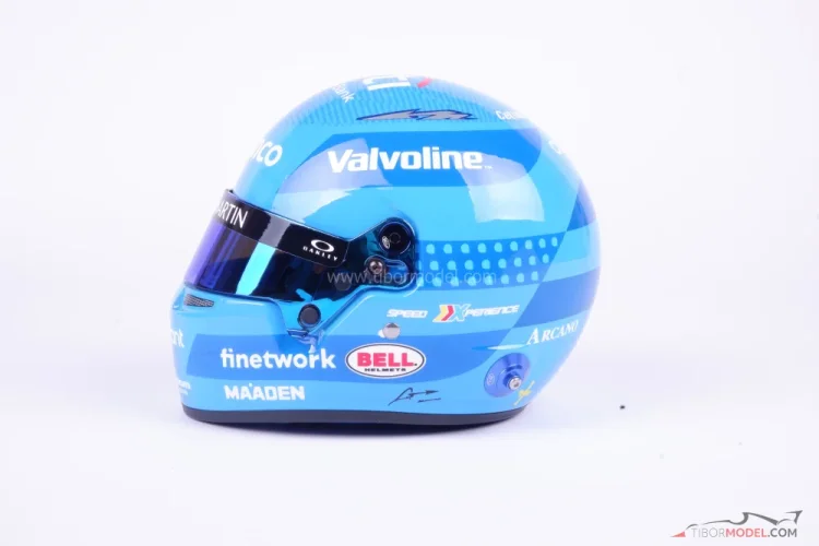 Fernando Alonso 2024 VC Las Vegas, Aston Martin prilba, 1:2 Bell