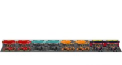 Pit Stop set McLaren+Ferrari+Mercedes+Red Bull (2024), 1:43 BBurago