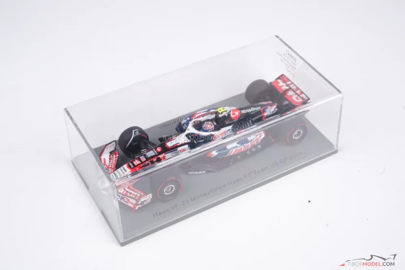 Haas VF-25 - Oliver Bearman (2025), US GP, 1:43 Spark