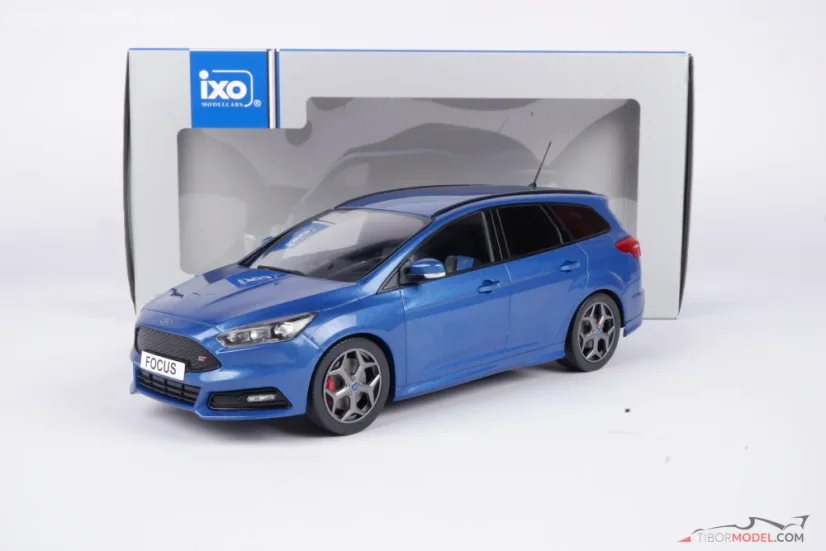 Ford Focus ST Turnier (2014) modrý, 1:18 Ixo