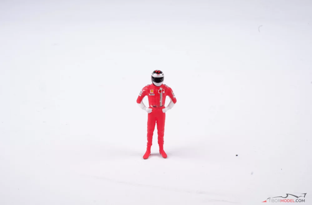 Model figure Raikkonen 2007 Ferrari, 1:43 Cartrix | Tibormodel.com