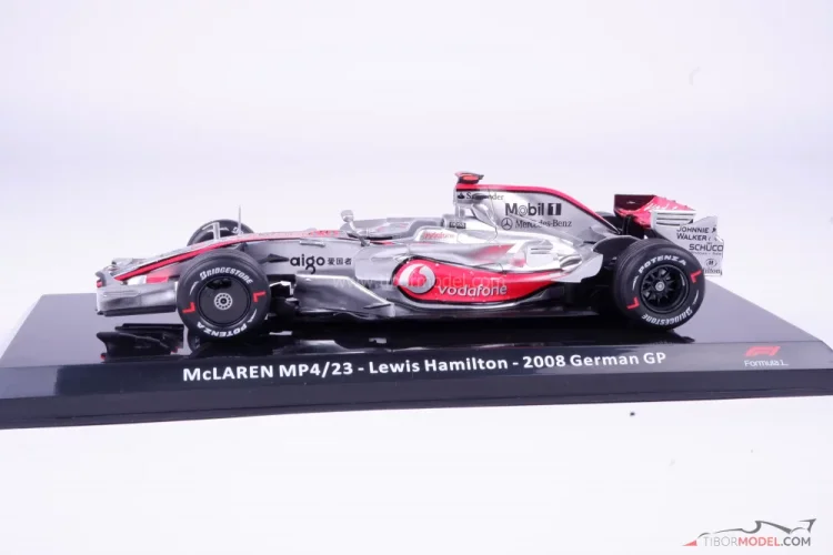 Model car McLaren MP4/23 Hamilton 2008, 1:24 scale | Tibormodel.com