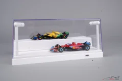 LED vitrin fehér színben 1:24-es és 1:43-as méretarányú modellekre