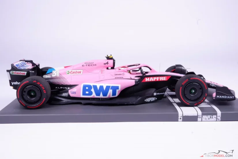 Alpine A522 - Esteban Ocon (2022), VC Bahrajnu, 1:18 Minichamps
