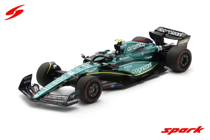 Aston Martin AMR23 - Fernando Alonso (2023), Silverstone, 1:12 Spark