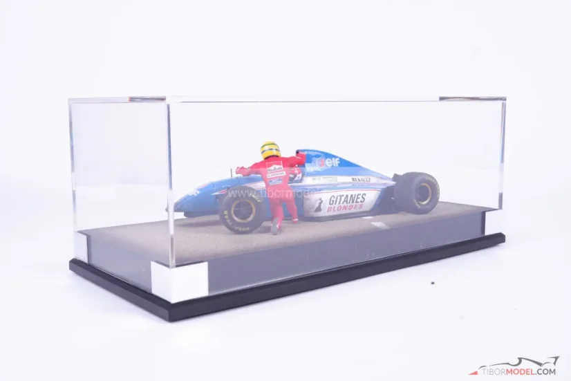 Ligier JS37 - Comas - Senna 1992, baleset Belgium, 1:18