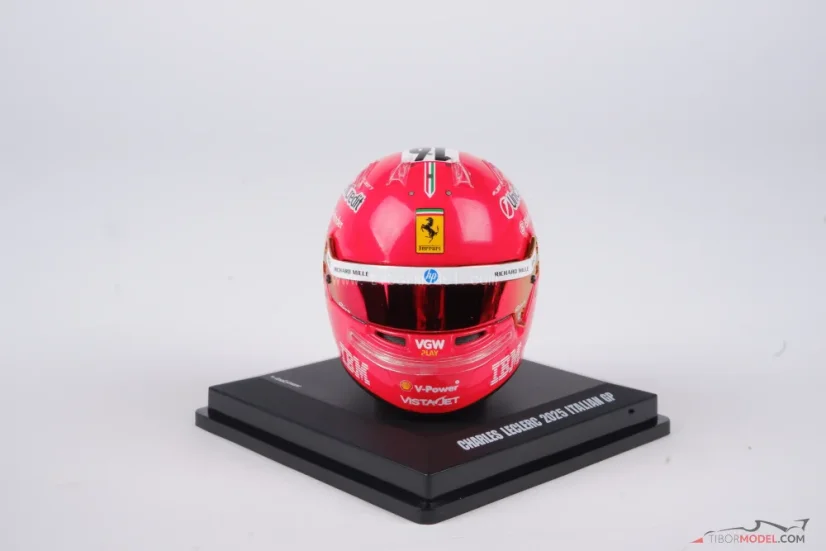 Charles Leclerc 2025 Olasz Nagydíj mini sisak, Ferrari, 1:5 Looksmart