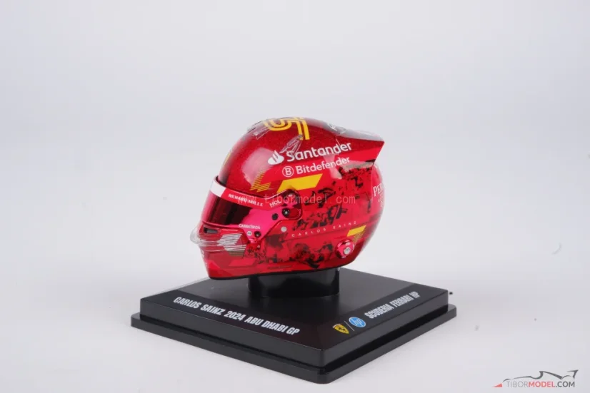Carlos Sainz 2024 VC Abu Dhabi mini přilba, Ferrari, 1:5 Looksmart