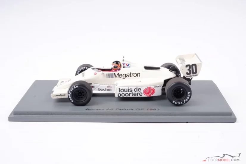 Arrows A6 - Thierry Boutsen (1983), Detroit GP, 1:43 Spark