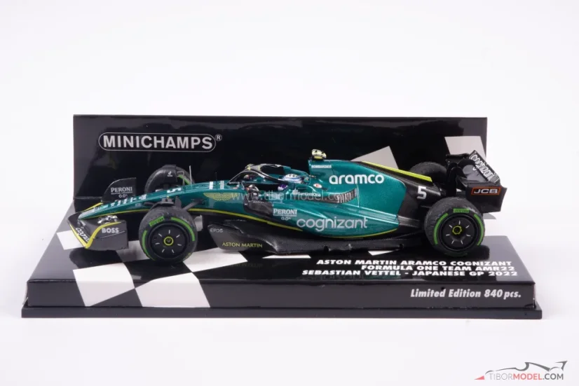 Aston Martin AMR22 - Sebastian Vettel (2022), Japán, 1:43 Minichamps