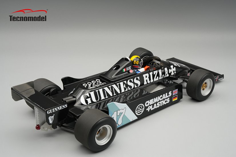 March 811 - Derek Daly (1981), Gereman GP, with driver figurine 1:18 Tecnomodel