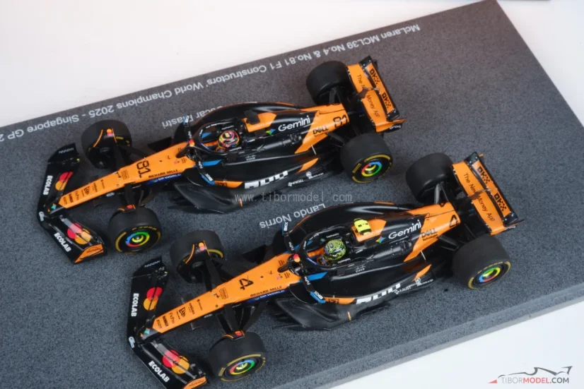 McLaren MCL39 - Oscar Piastri, Lando Norris (2025), Constructors champion, 1:43 Spark