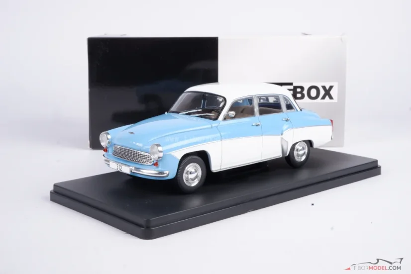 Wartburg 312 (1965) modrý, 1:24 Whitebox