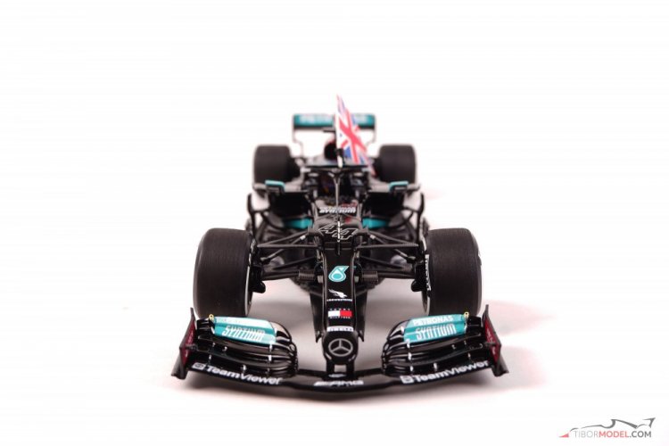 Mercedes W12 Lewis Hamilton 2021, Brit Nagydíj győztes, 1:18 Minichamps