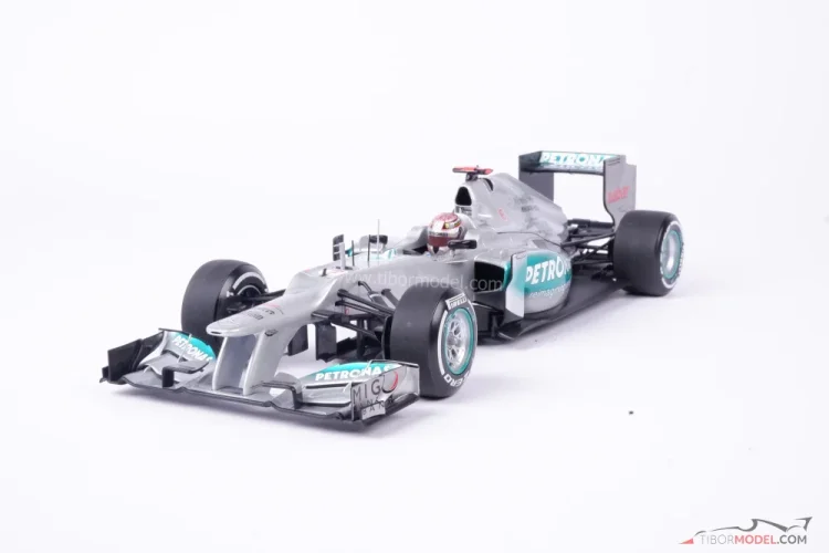 Model Mercedes W03 Schumacher 2012 Spa, Minichamps
