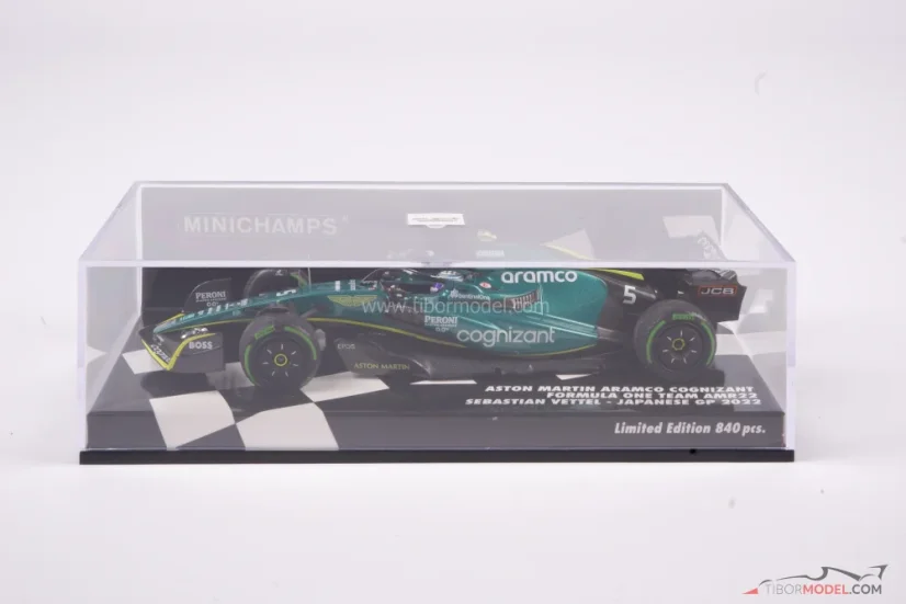 Aston Martin AMR22 - Sebastian Vettel (2022), Japán, 1:43 Minichamps