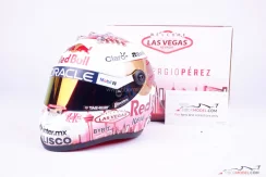Sergio Perez 2023 Red Bull mini helmet, Las Vegas GP, 1:2 Schuberth