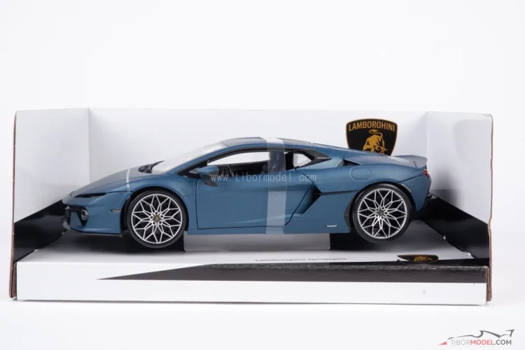 Lamborghini Temerario (2025) modré, 1:18 Bburago